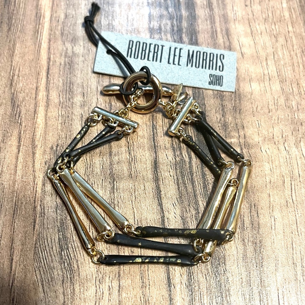 ROBERT LEE MORRIS Soho Patina Stick Toggle Bracelet